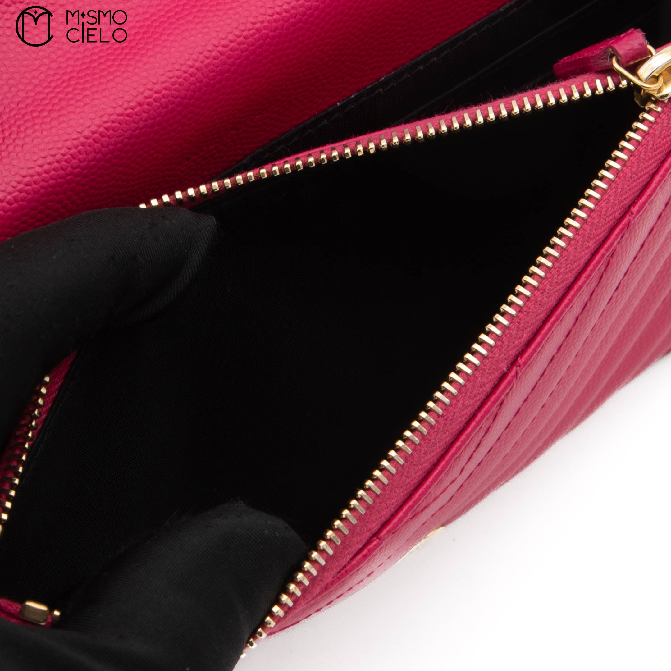 Pink V Stitch Shoulder Bag