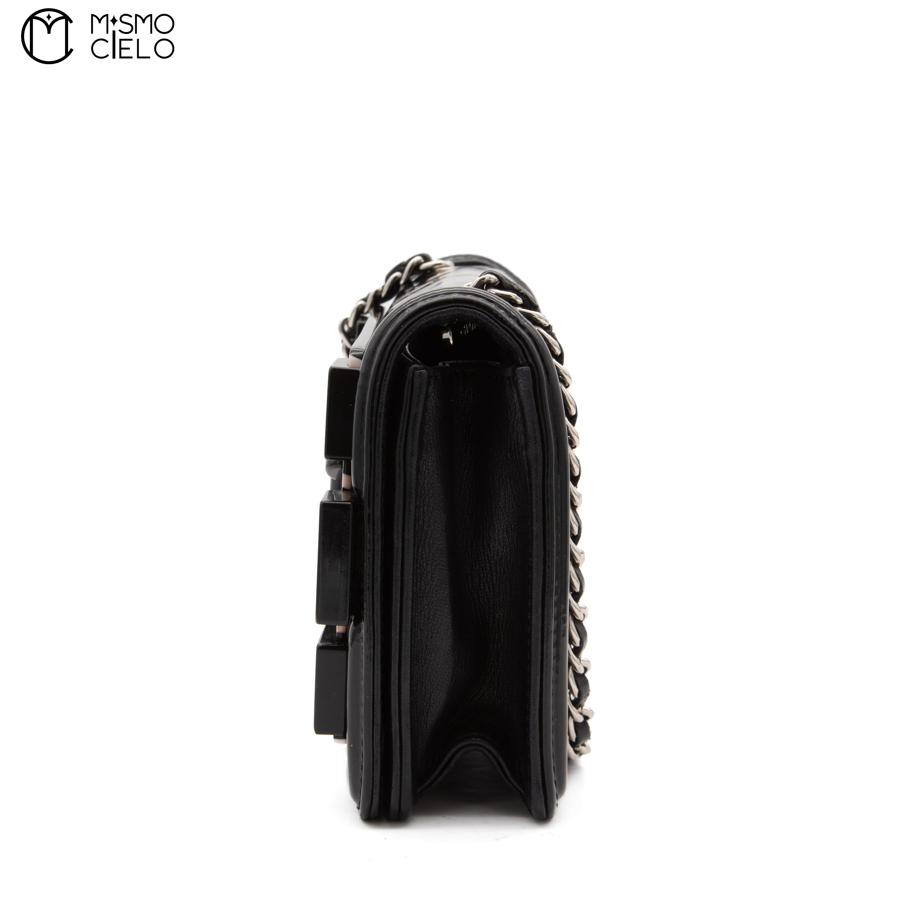 Lego Boy Enamel Leather Coco Mark Shoulder Bag