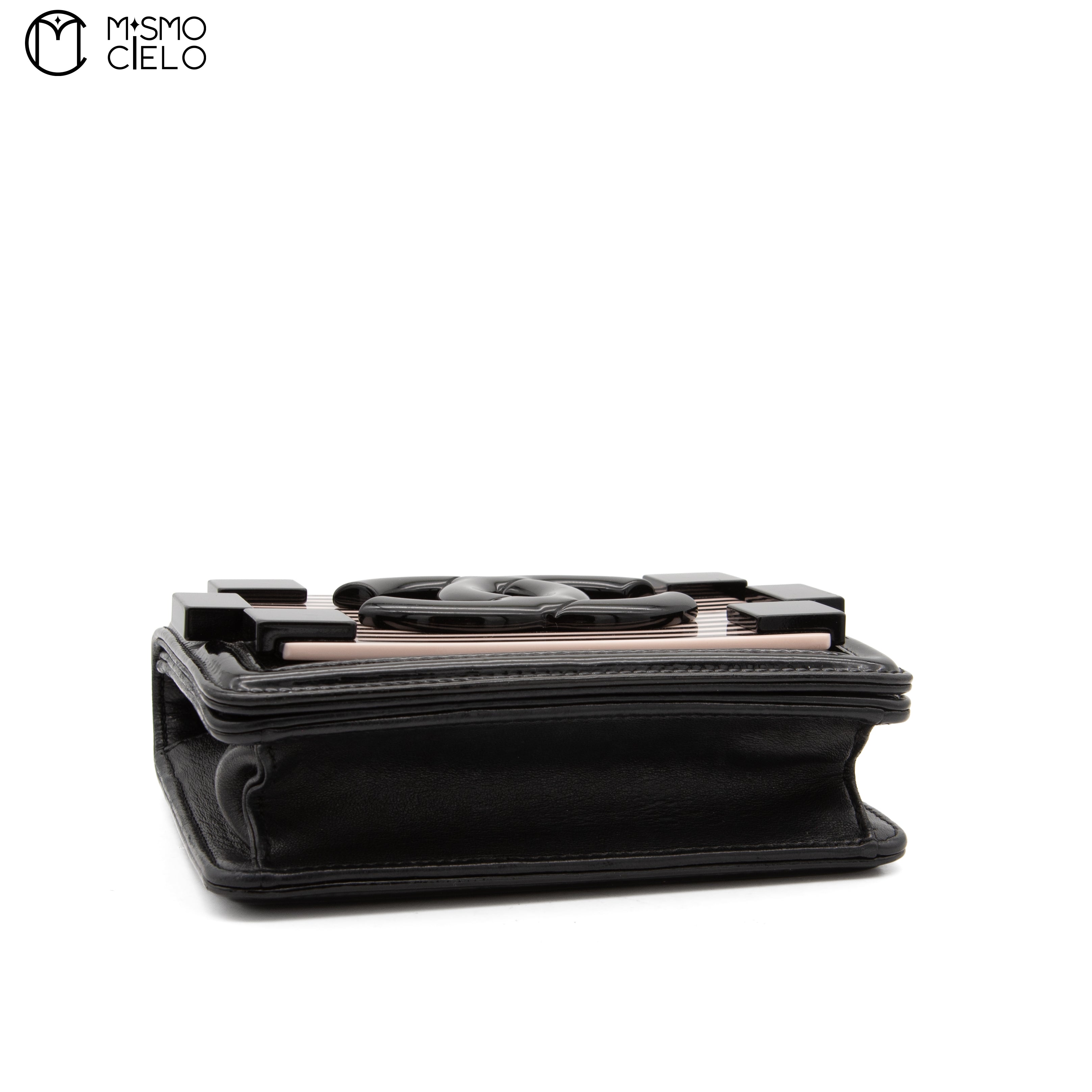 Lego Boy Enamel Leather Coco Mark Shoulder Bag