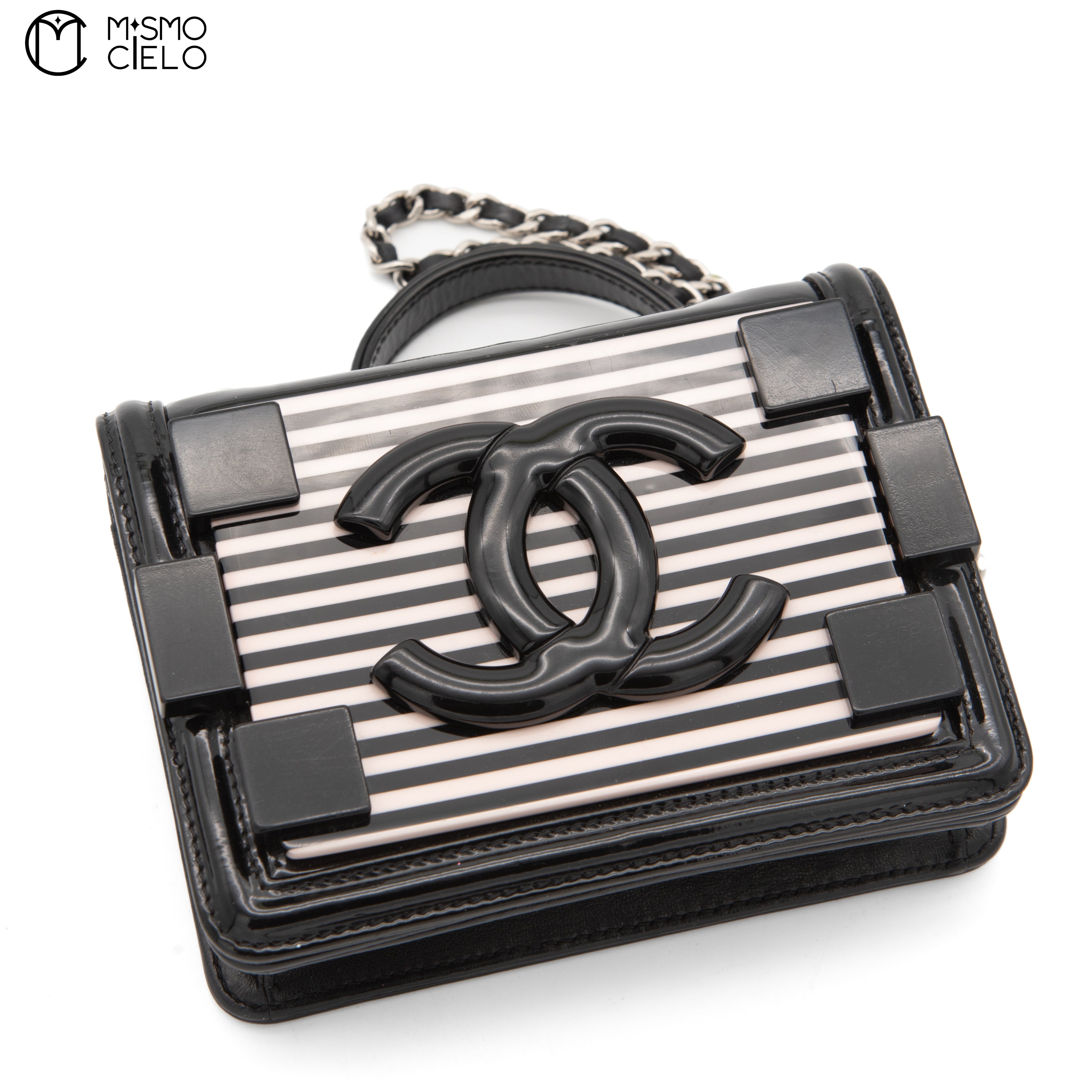 Lego Boy Enamel Leather Coco Mark Shoulder Bag