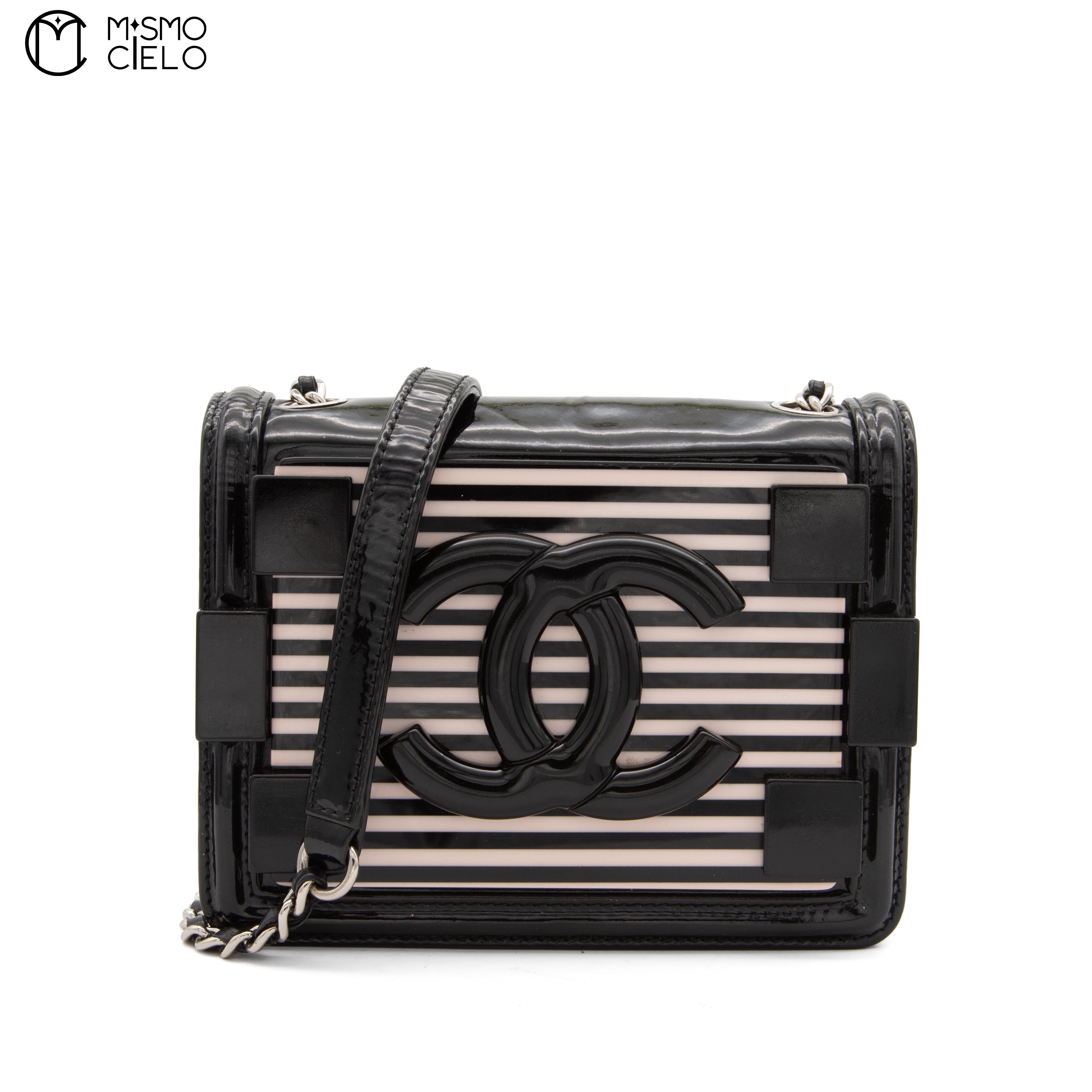 Lego Boy Enamel Leather Coco Mark Shoulder Bag