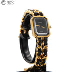 Premiere Black and Gold Quartz H001 Watch Size XL