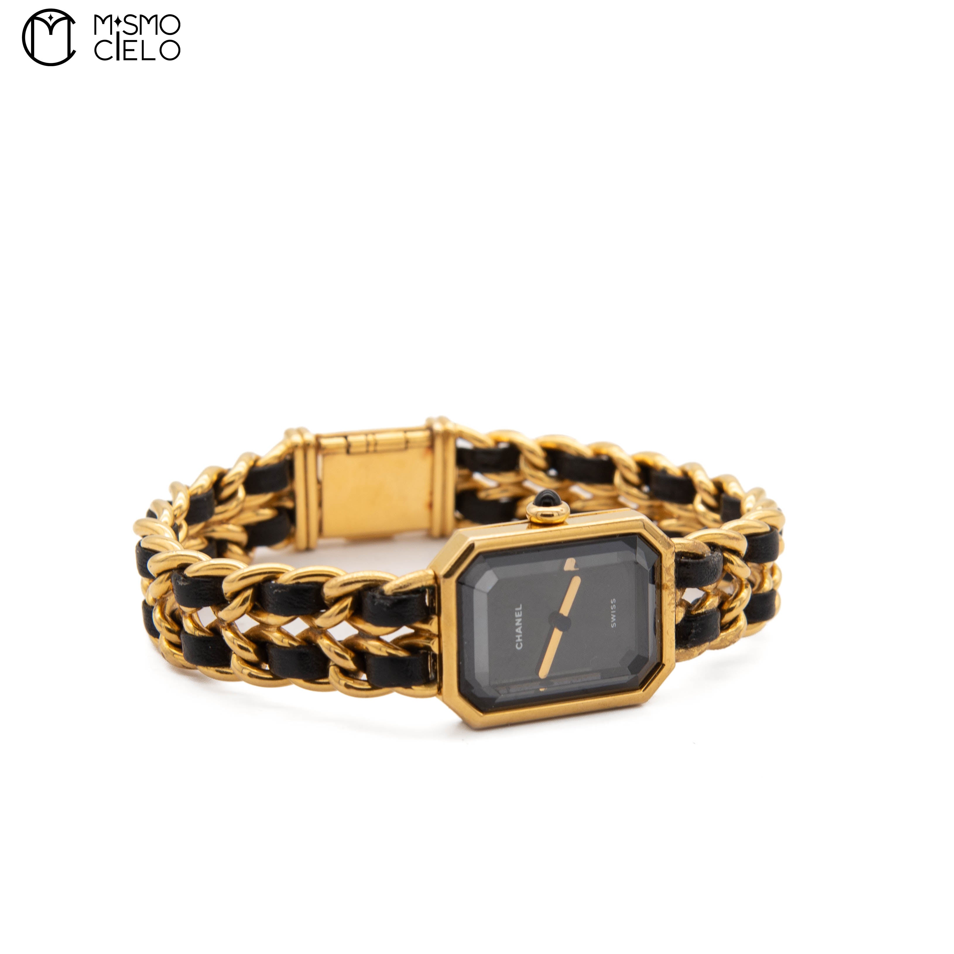 Premiere Black and Gold Quartz H001 Watch Size XL