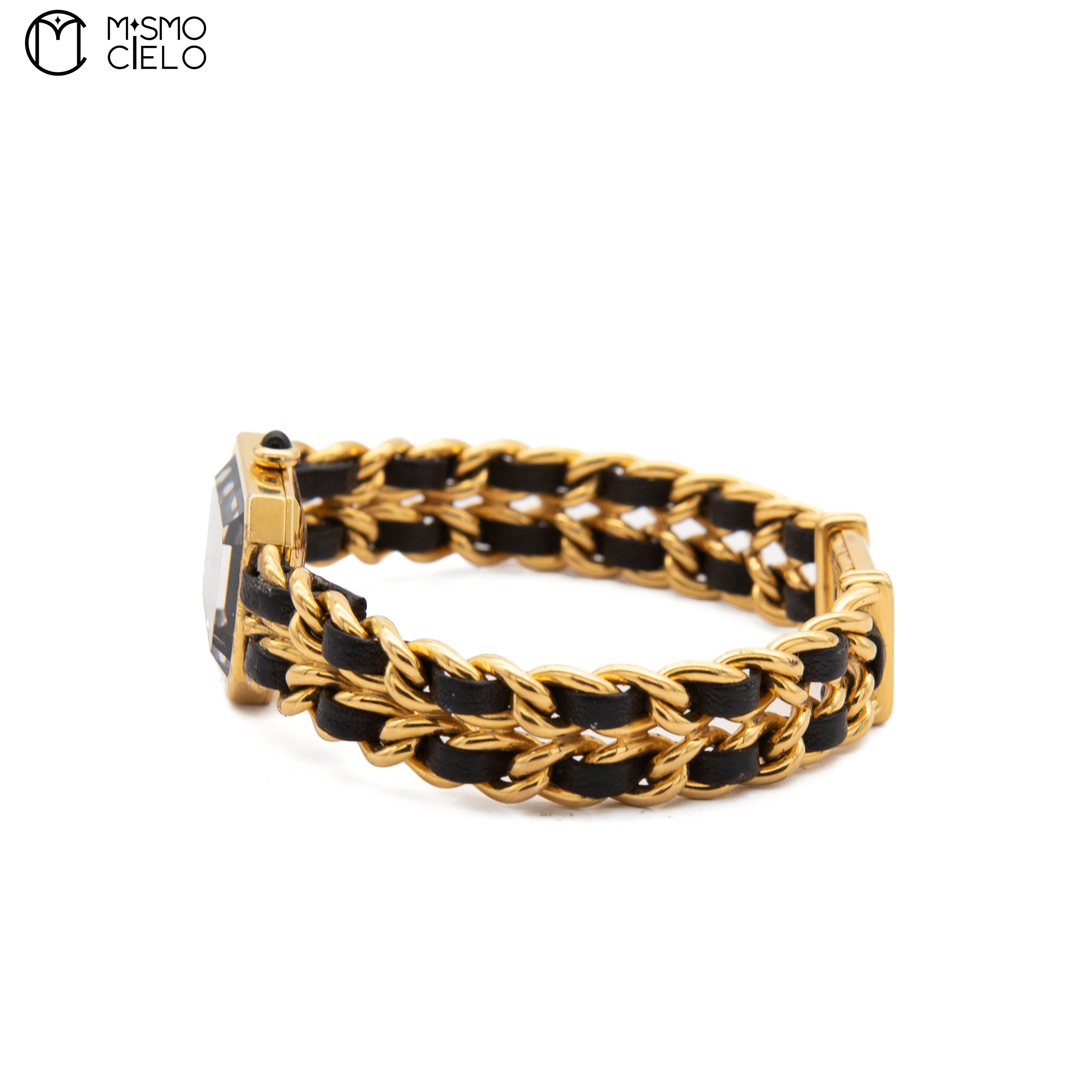 Premiere Black and Gold Quartz H001 Watch Size XL