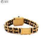 Premiere Black and Gold Quartz H001 Watch Size XL