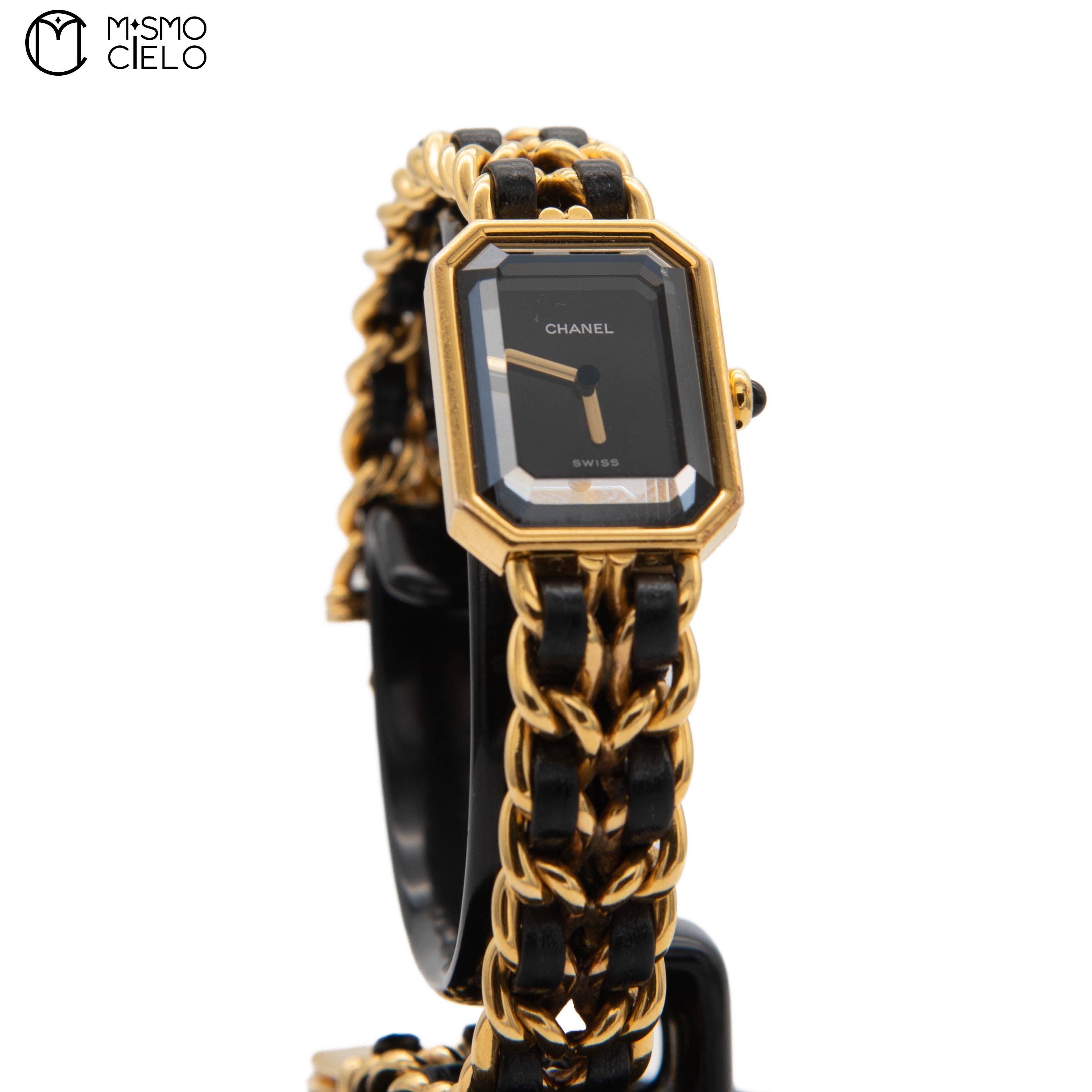 Premiere Black and Gold Quartz H001 Watch Size XL