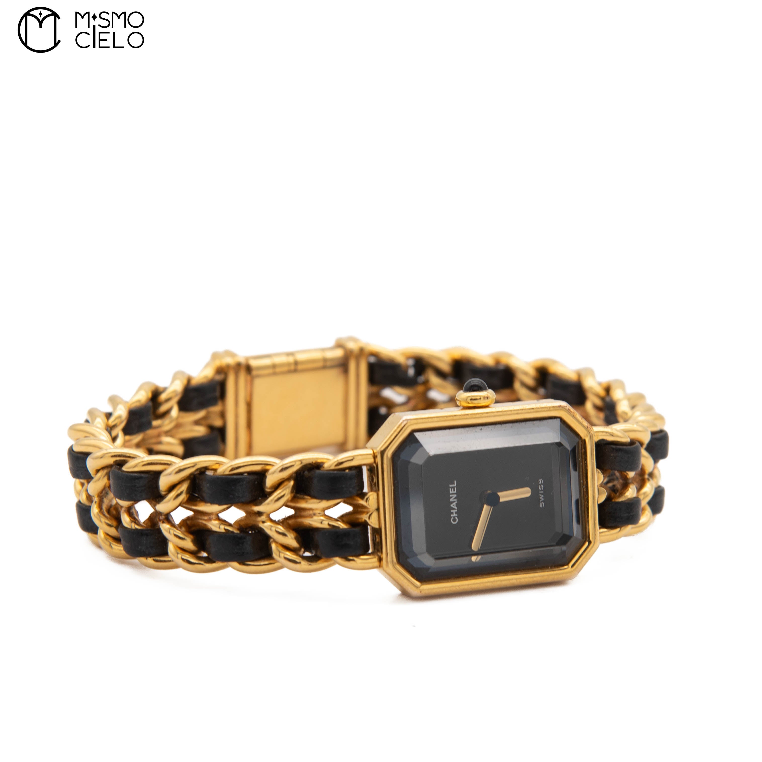 Premiere Black and Gold Quartz H001 Watch Size XL