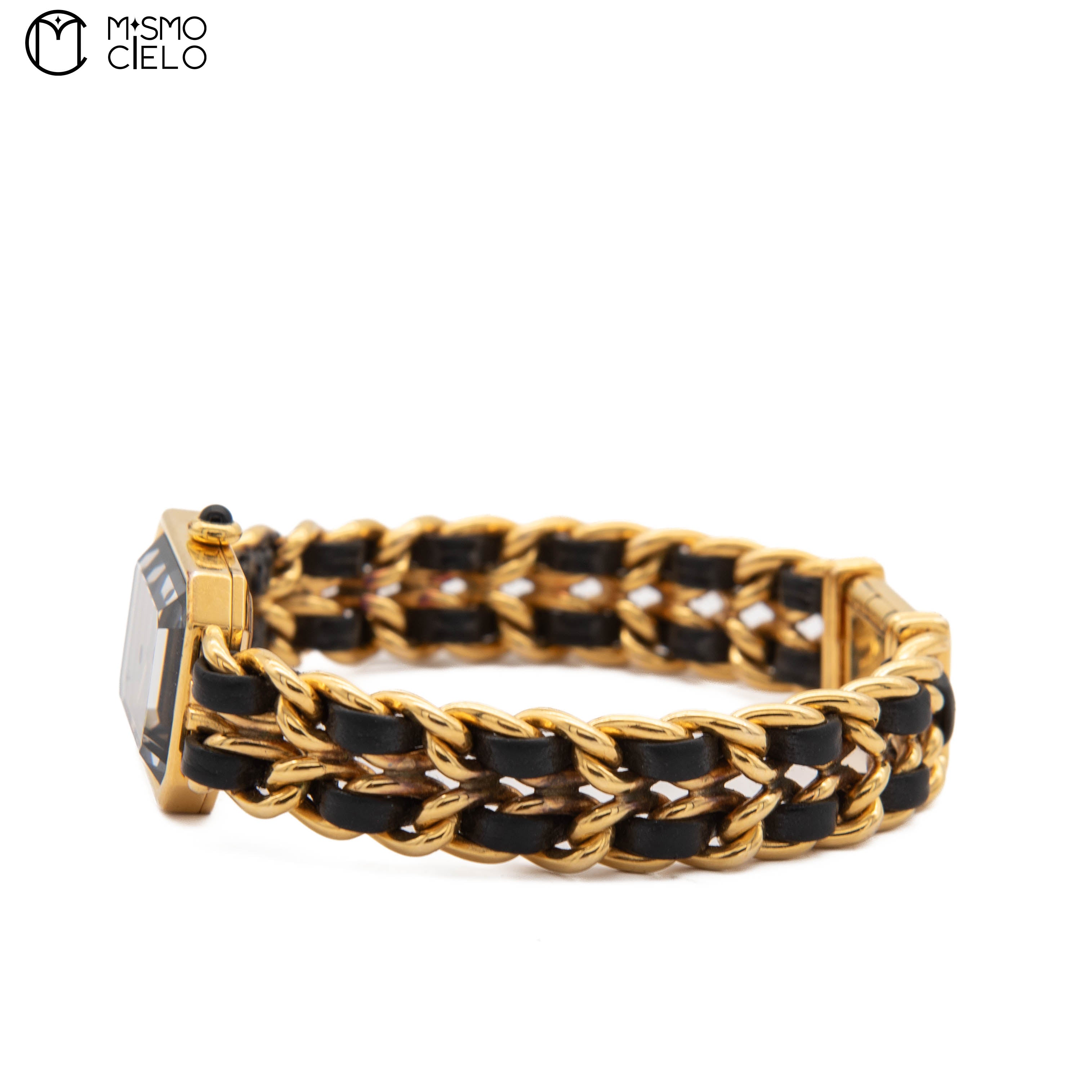 Premiere Black and Gold Quartz H001 Watch Size XL