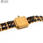 Premiere Black and Gold Quartz H001 Watch Size XL