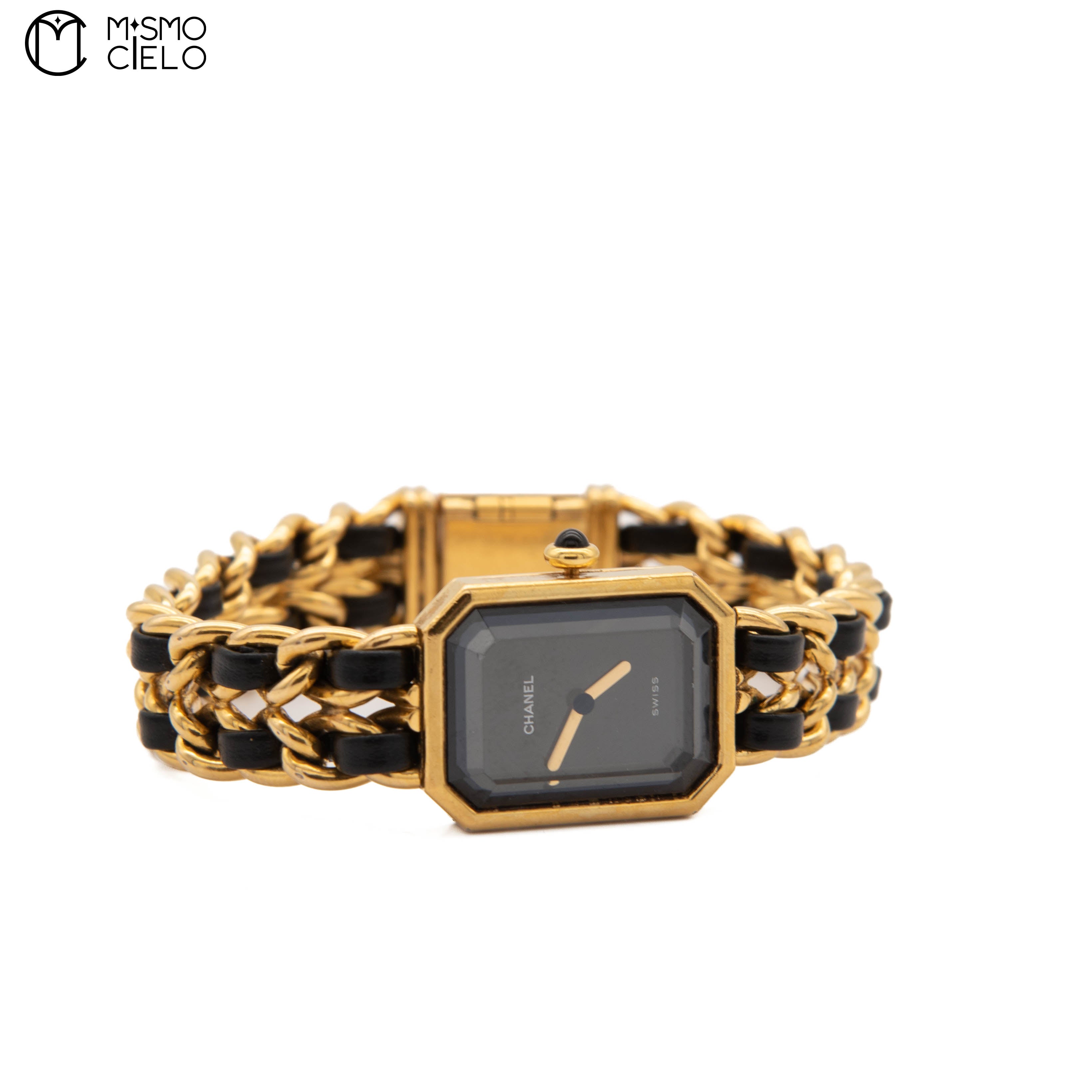 Premiere Black and Gold Quartz H001 Watch Size L