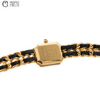 Premiere Black and Gold Quartz H001 Watch Size L