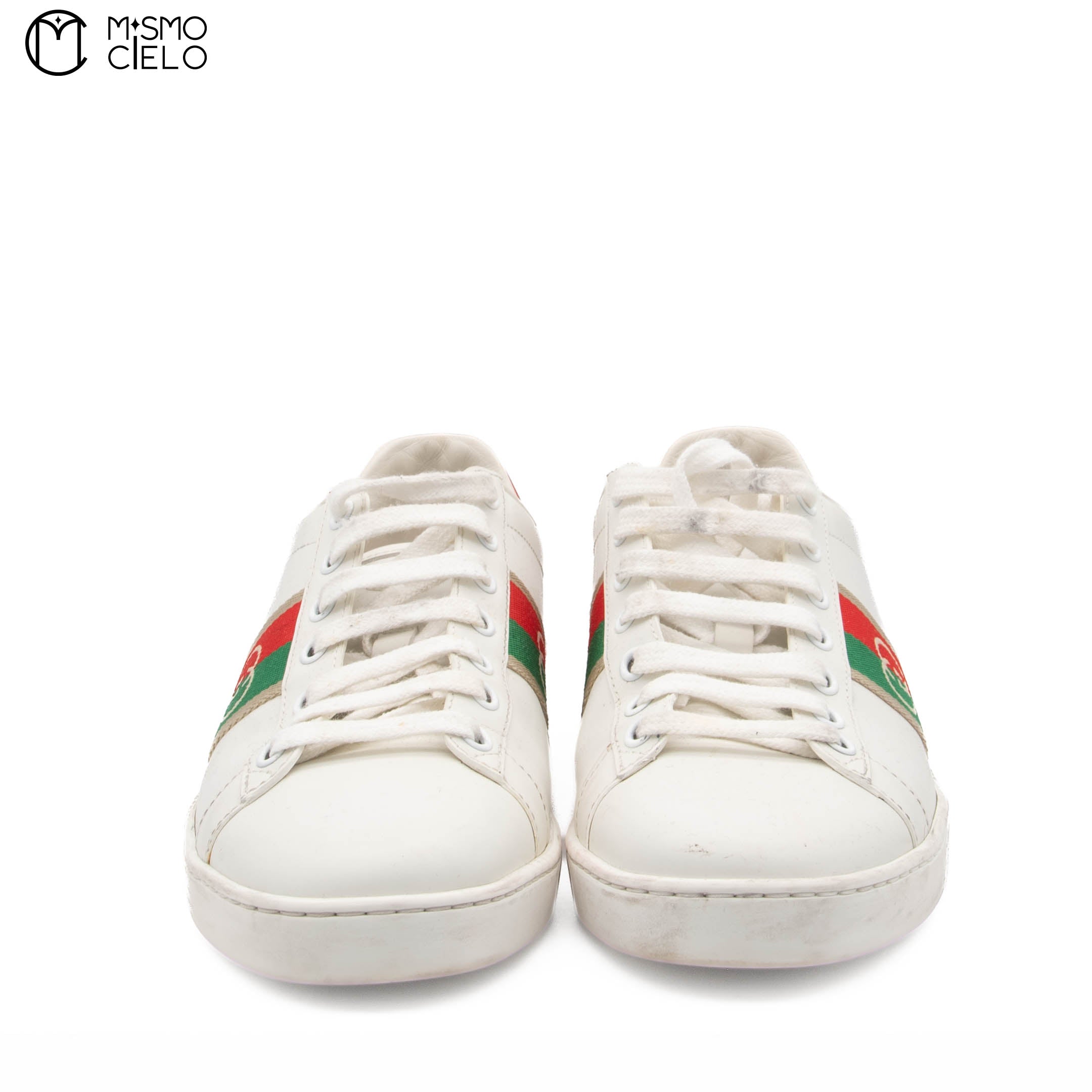 Ace Interlocking GG Sneakers Model 645767 Size 38