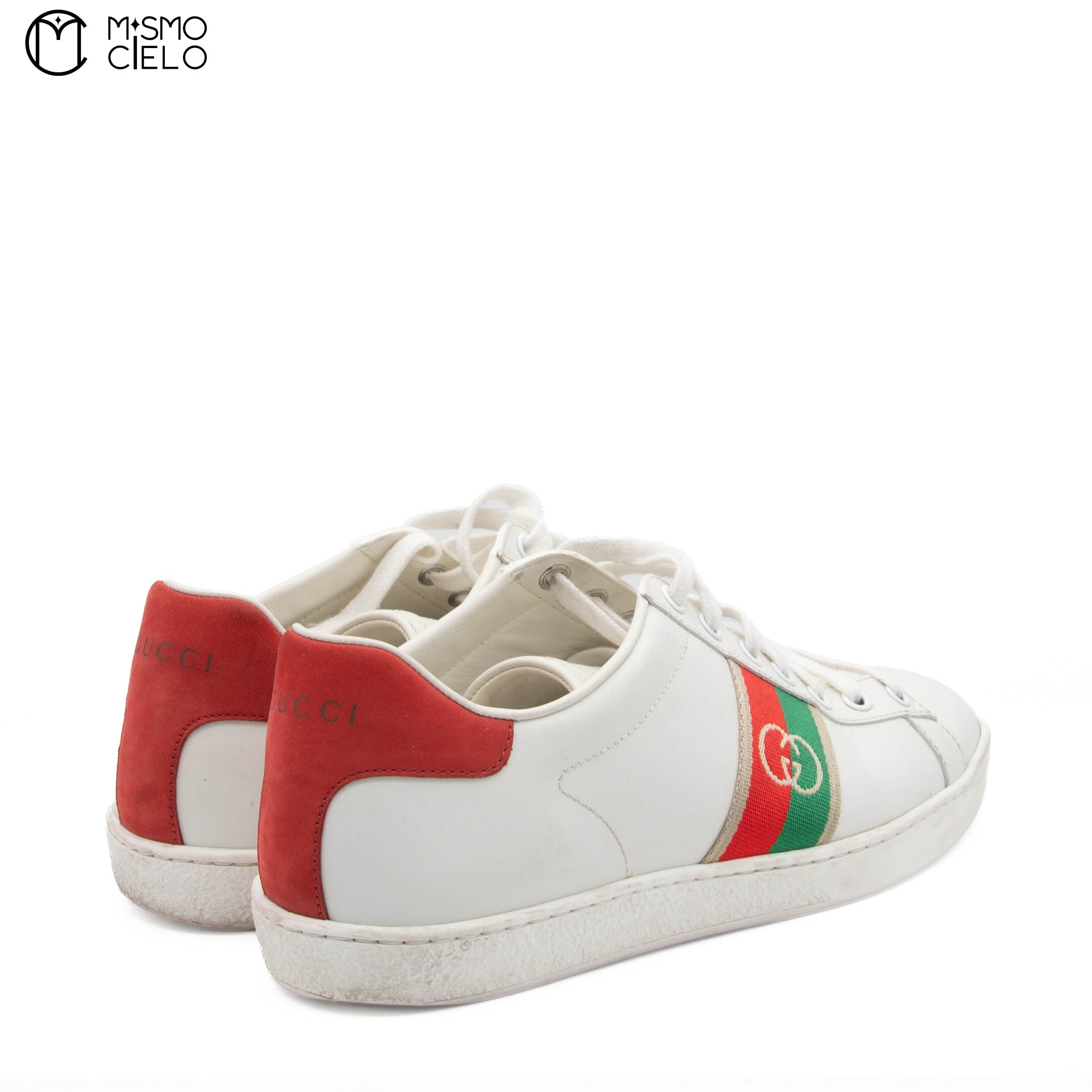 Ace Interlocking GG Sneakers Model 645767 Size 38