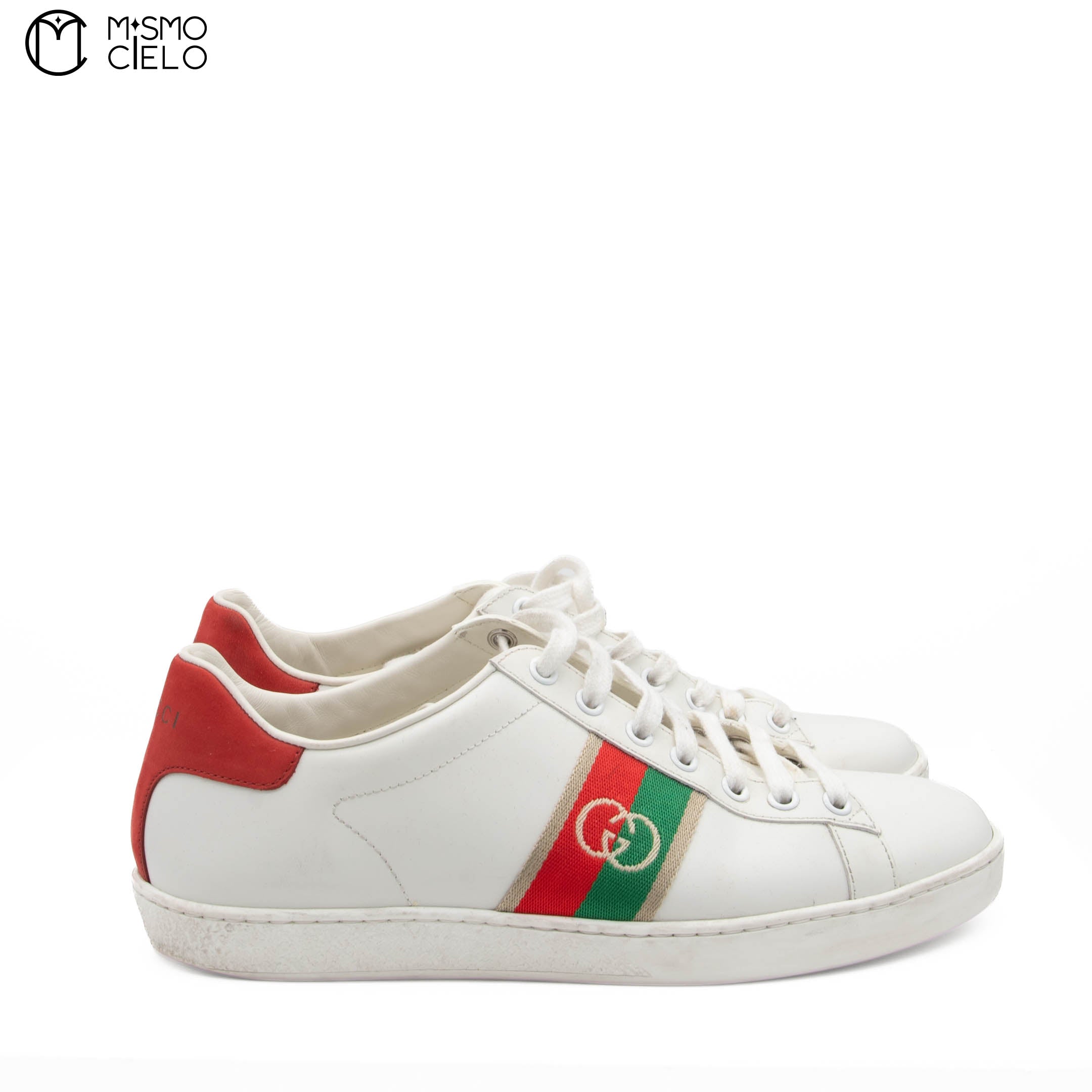 Ace Interlocking GG Sneakers Model 645767 Size 38