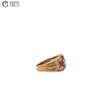 K18 Ruby and Diamond Ring 4.60g Size 9