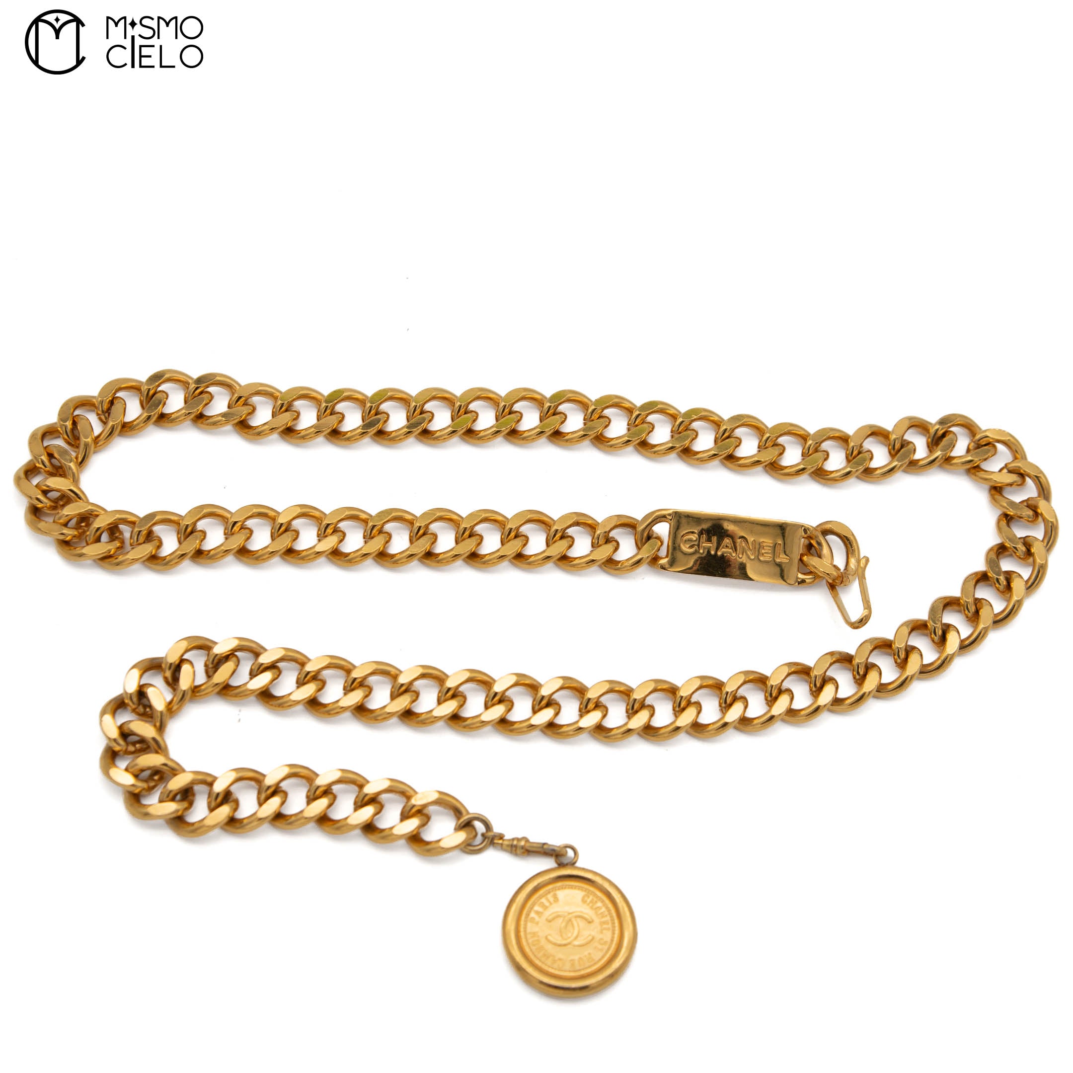 Coco Mark Chain Belt