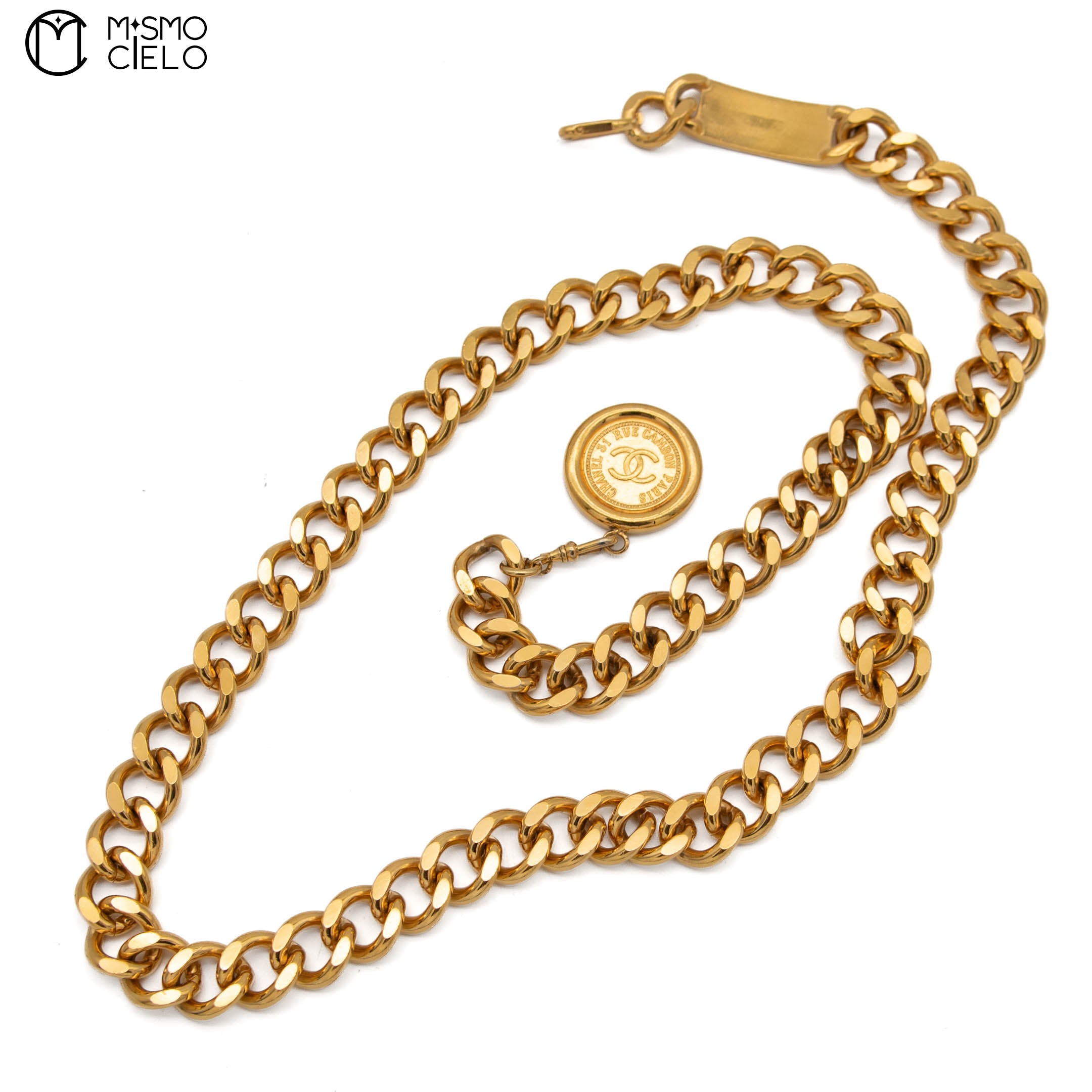 Coco Mark Chain Belt