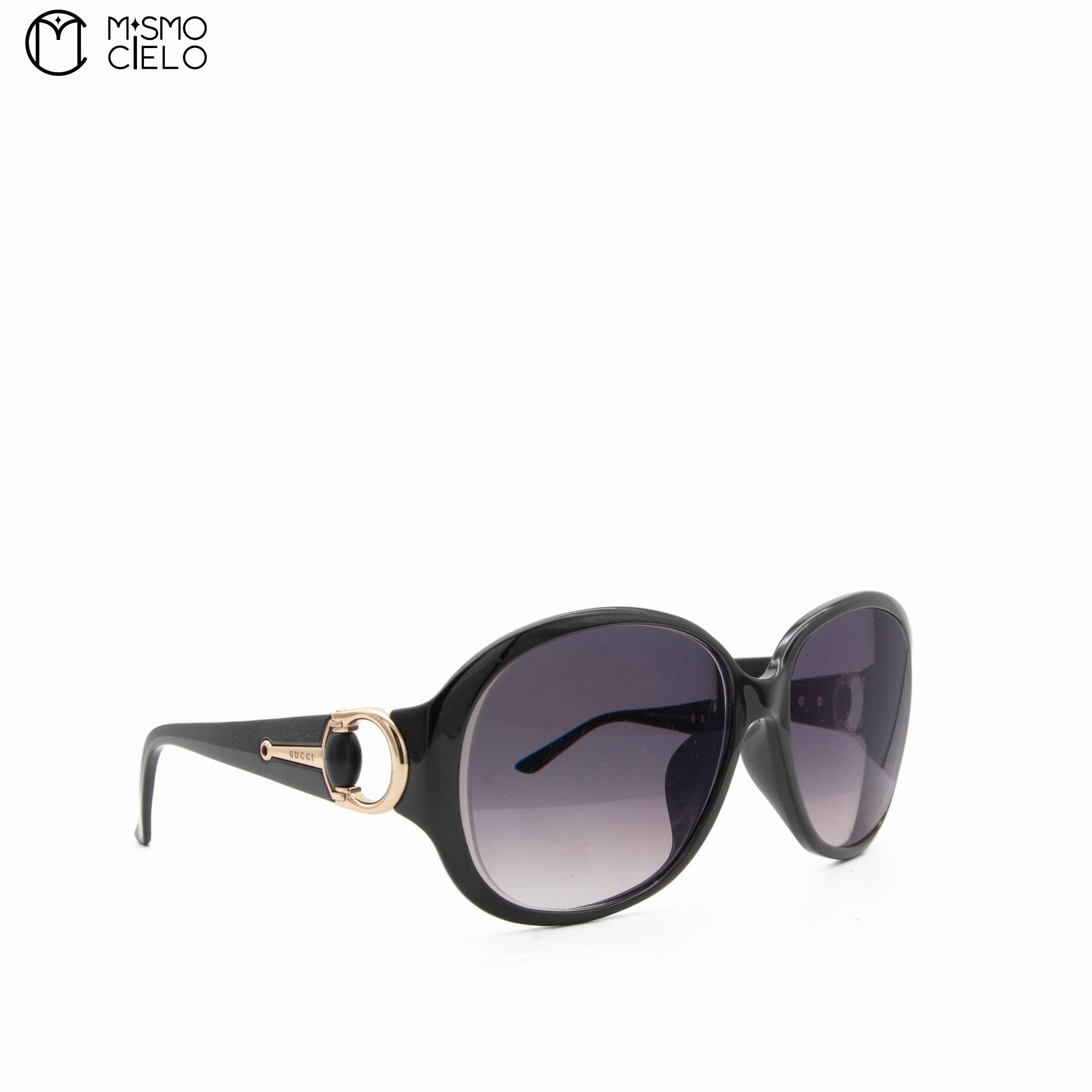 D28JJ Black Horsebit Sunglasses