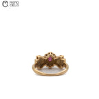 K18 Ruby and Diamond Ring Size 11