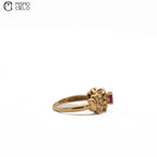 K18 Ruby and Diamond Ring Size 11