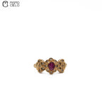 K18 Ruby and Diamond Ring Size 11