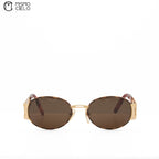 Brown and Gold Sunglasses
