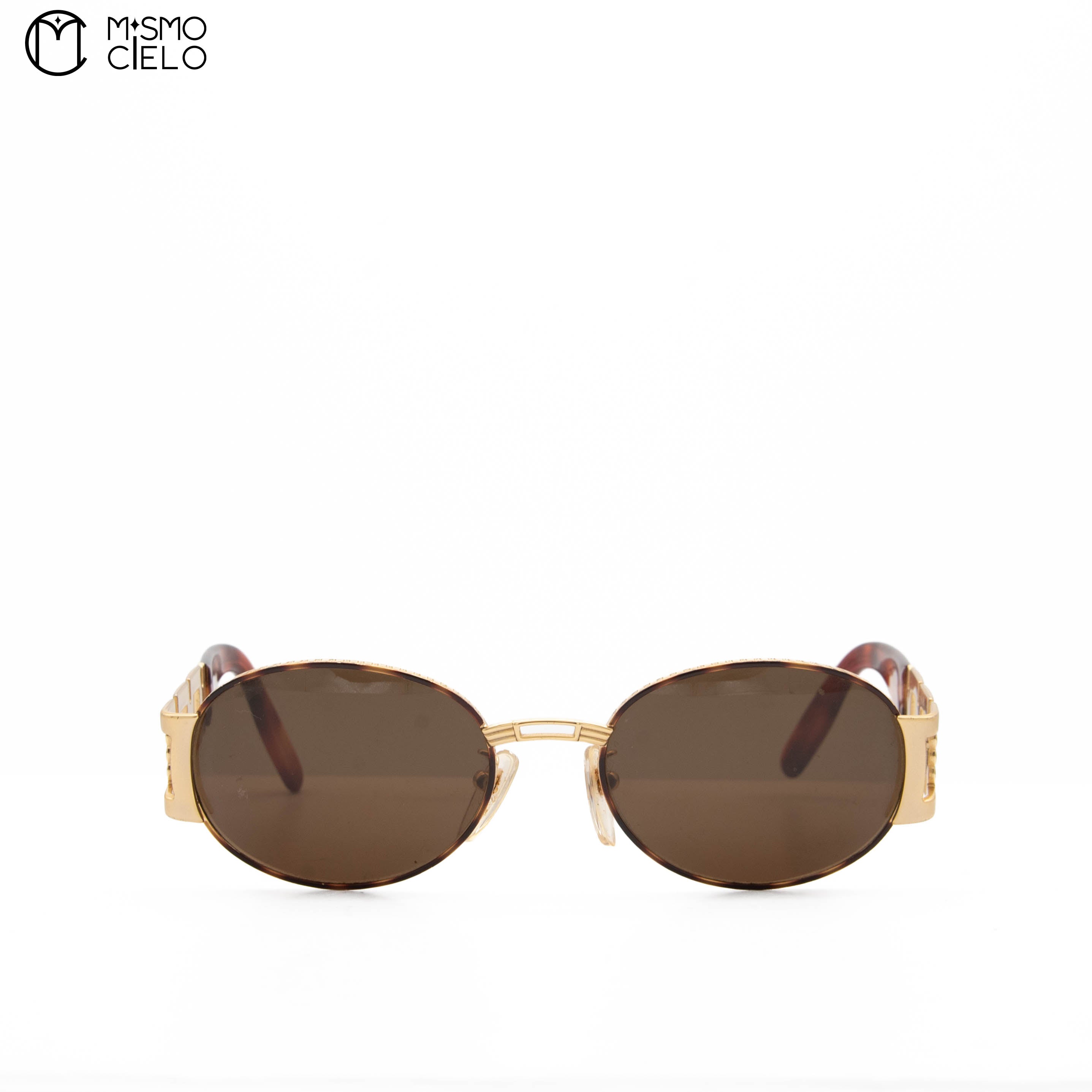 Brown and Gold Sunglasses