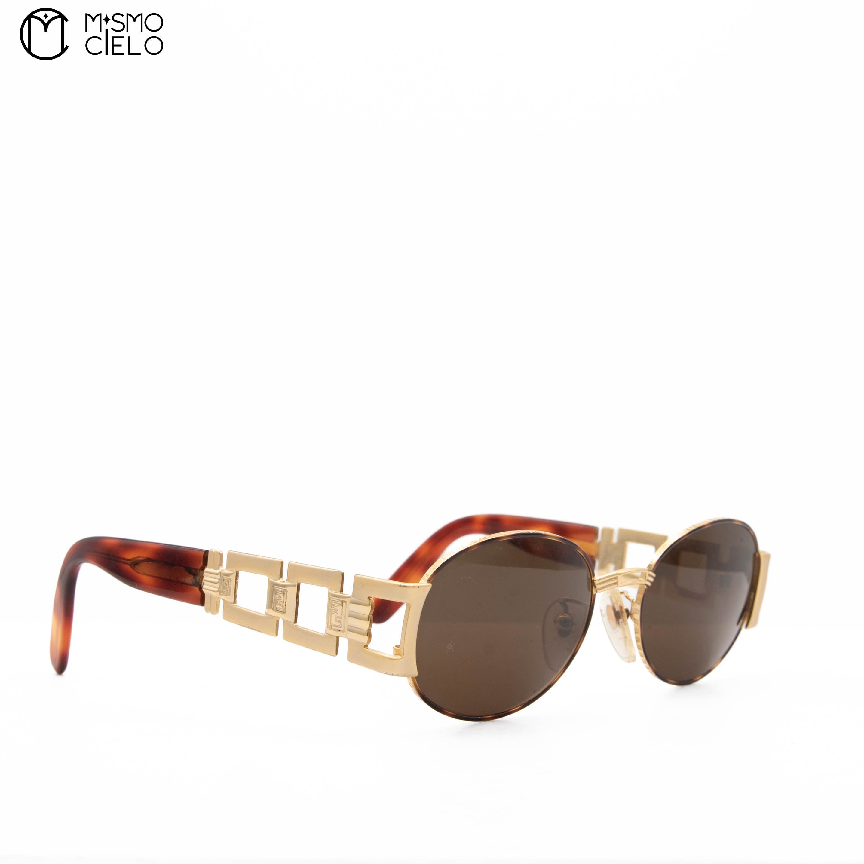 Brown and Gold Sunglasses
