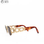 Brown and Gold Sunglasses
