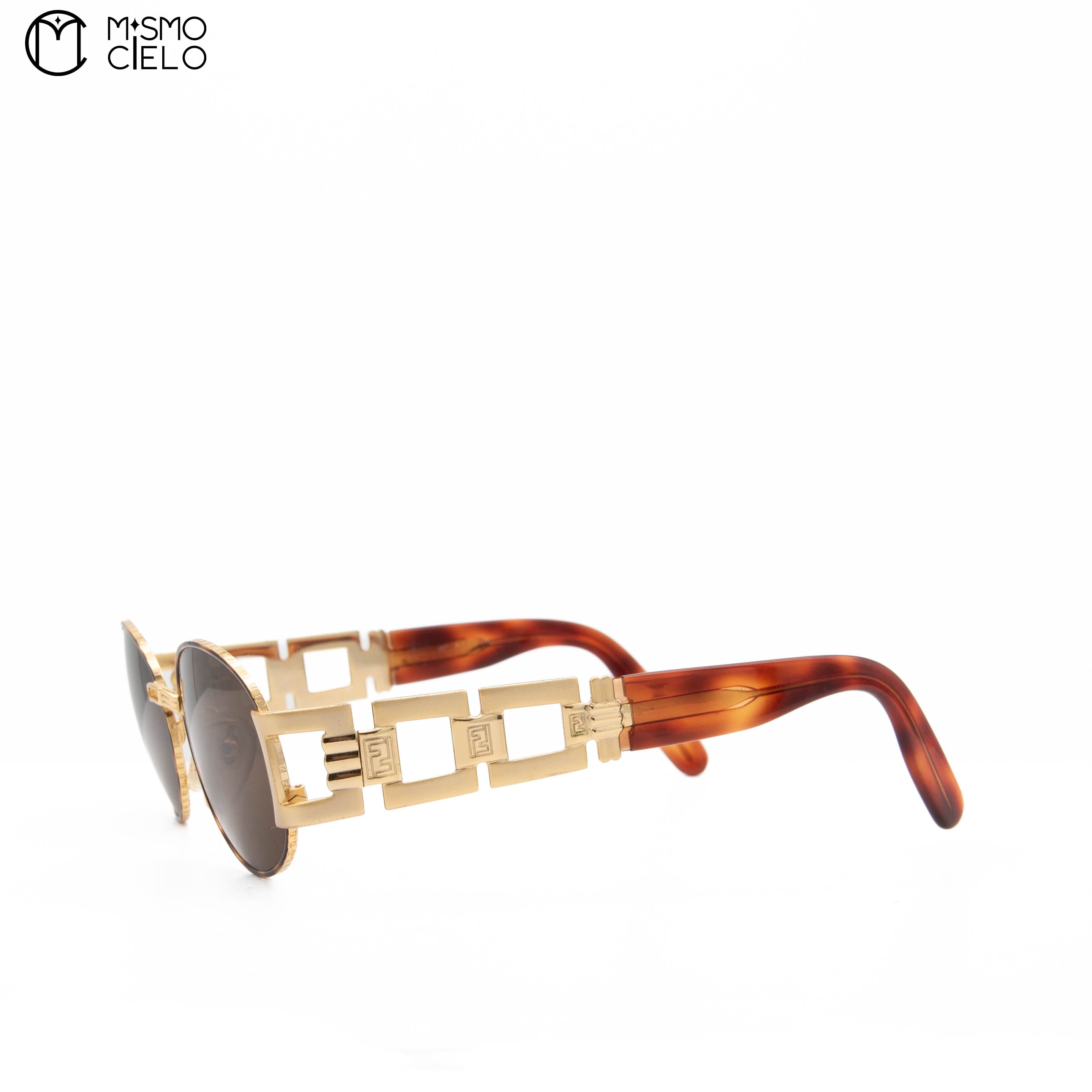 Brown and Gold Sunglasses