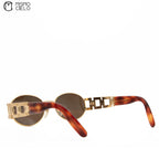 Brown and Gold Sunglasses