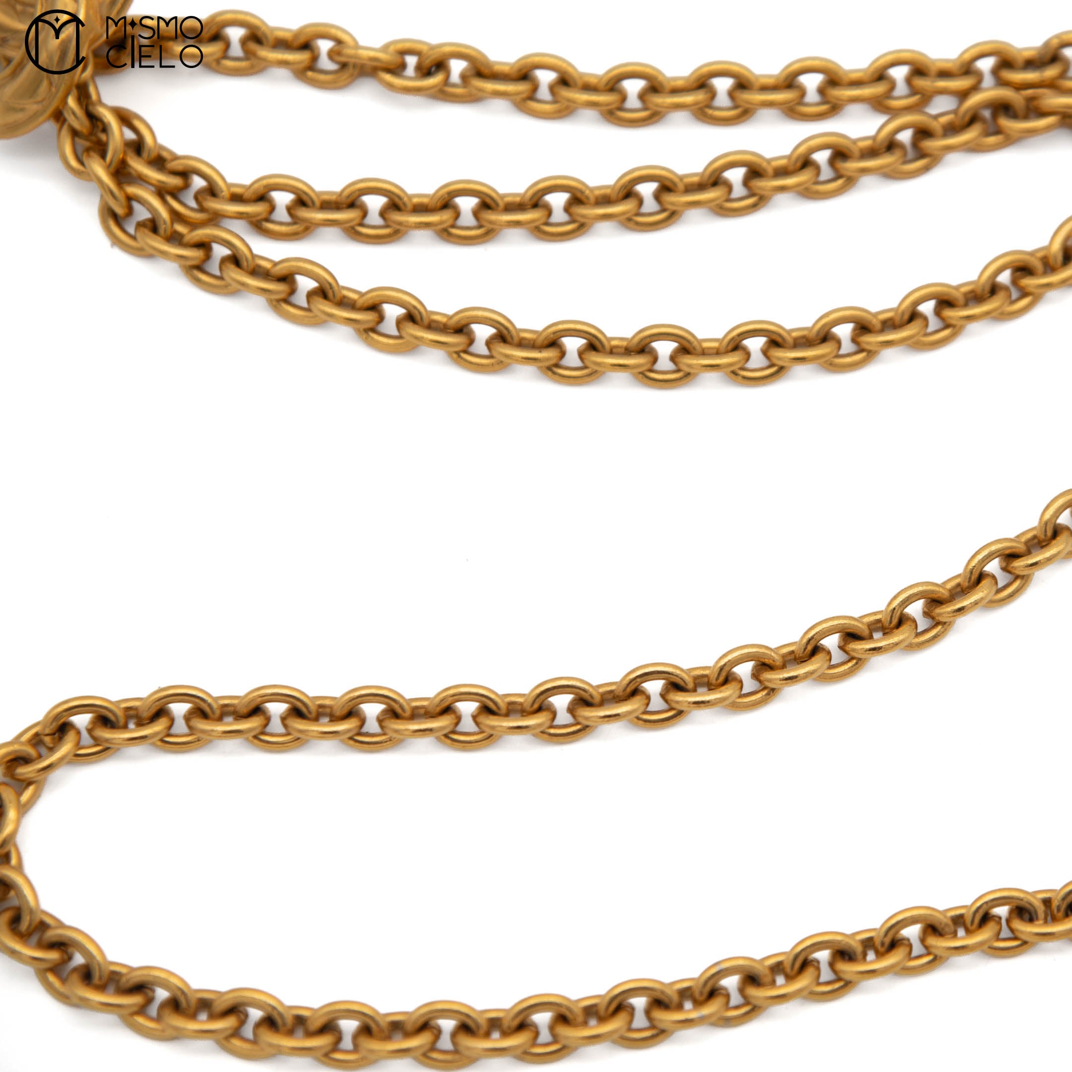 Double Coco Mark Matelassé Chain Belt *