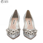Glitter Pumps Size 34 *