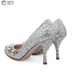 Glitter Pumps Size 34 *