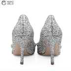 Glitter Pumps Size 34 *