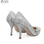 Glitter Pumps Size 34 *
