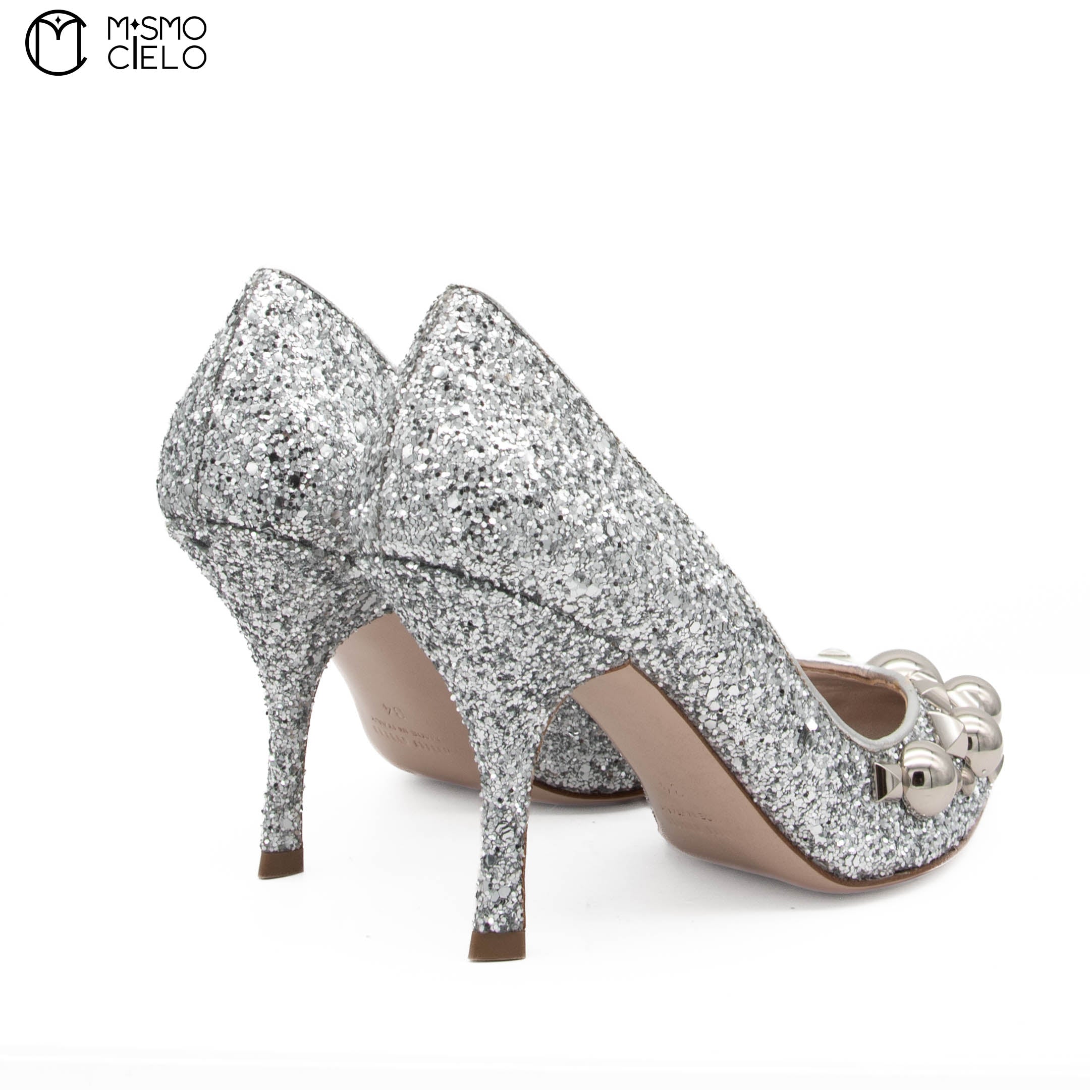 Glitter Pumps Size 34 *