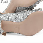Glitter Pumps Size 34 *