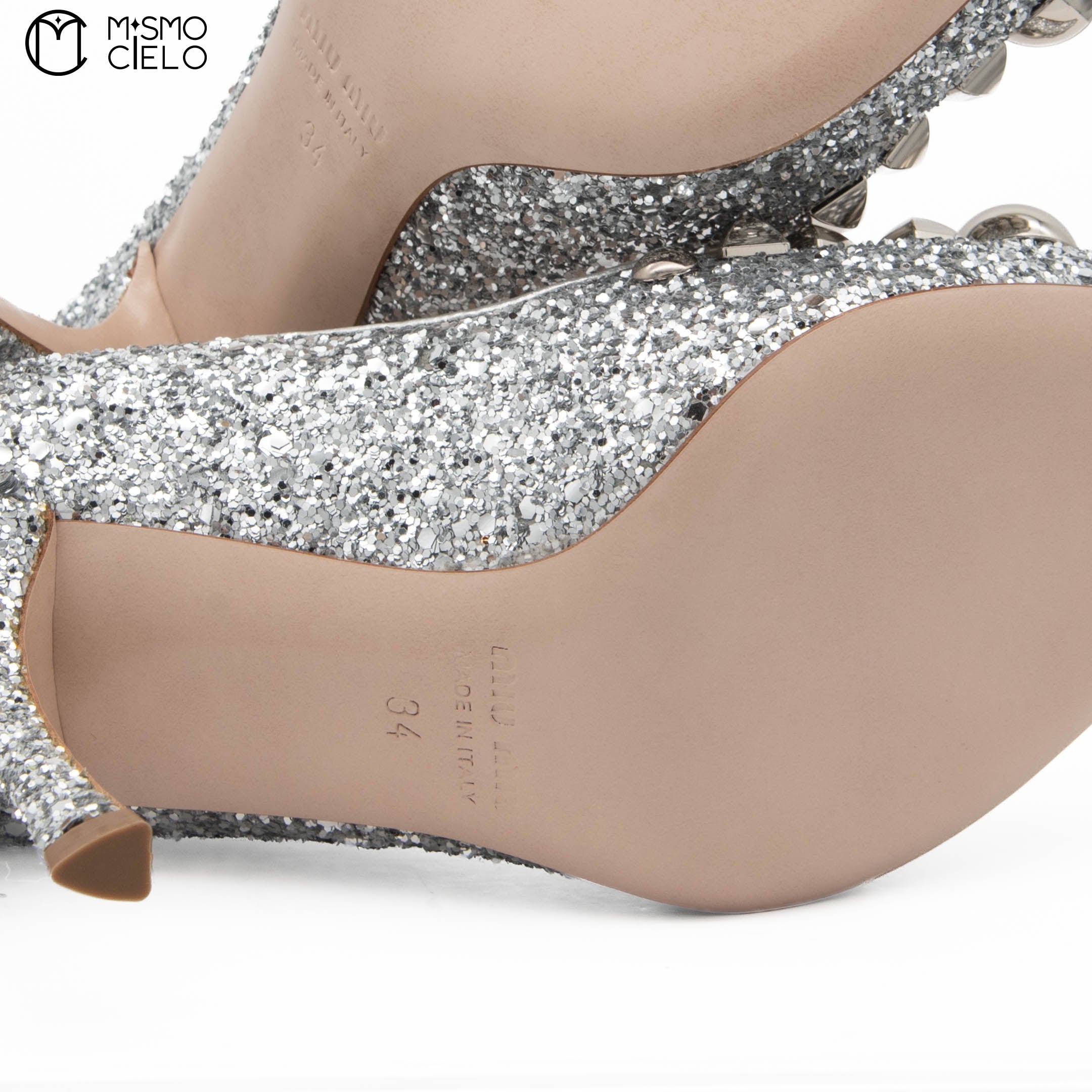 Glitter Pumps Size 34 *