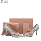 Glitter Pumps Size 34 *