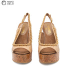Chain Wedge Sole Shoes Size 36.5 *