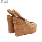 Chain Wedge Sole Shoes Size 36.5 *