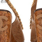 Chain Wedge Sole Shoes Size 36.5 *