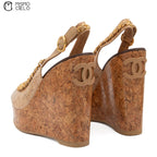 Chain Wedge Sole Shoes Size 36.5 *