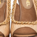 Chain Wedge Sole Shoes Size 36.5 *