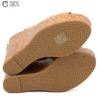 Chain Wedge Sole Shoes Size 36.5 *