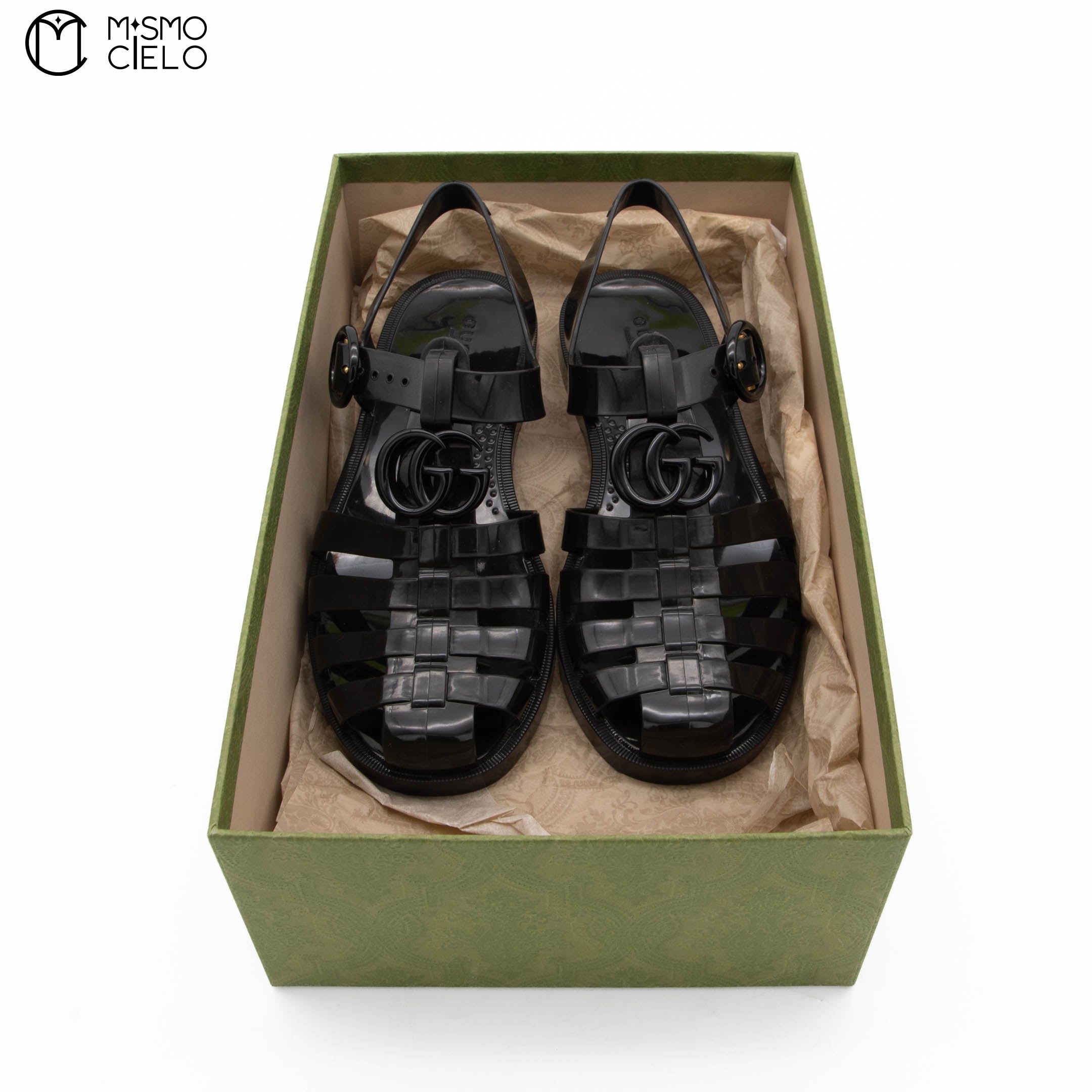 Glossy Double Fisherman Sandals *