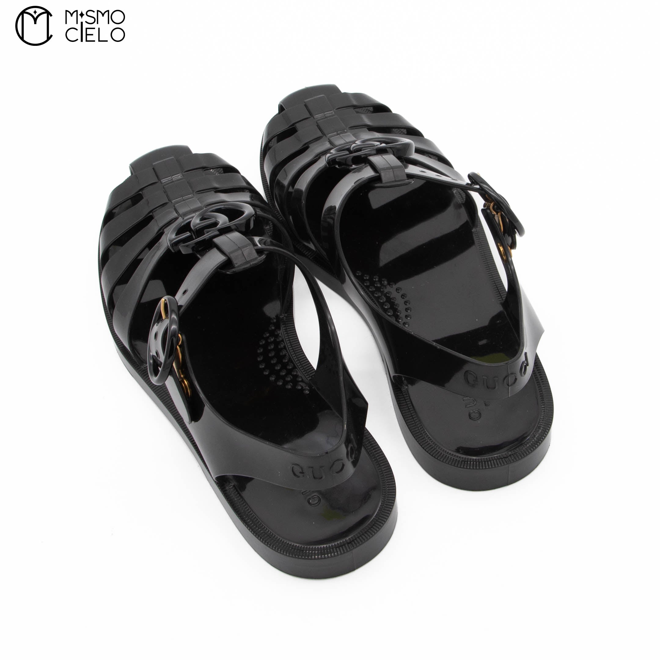 Glossy Double Fisherman Sandals *