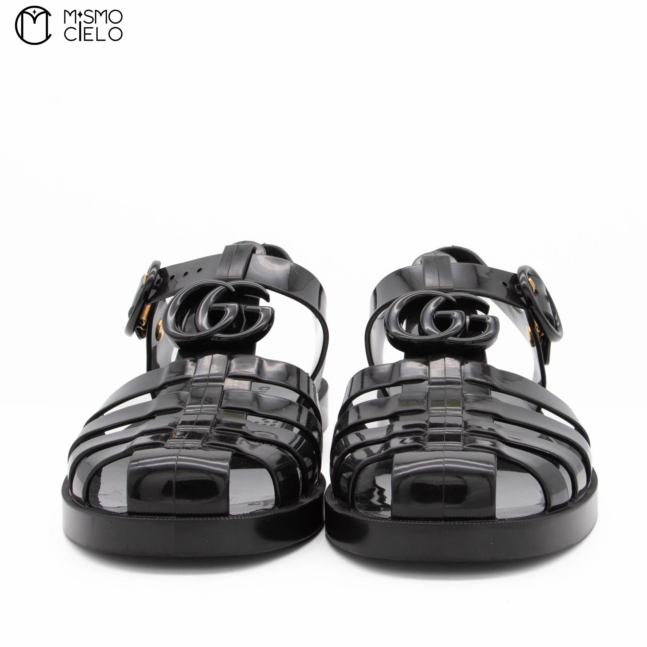 Glossy Double Fisherman Sandals *