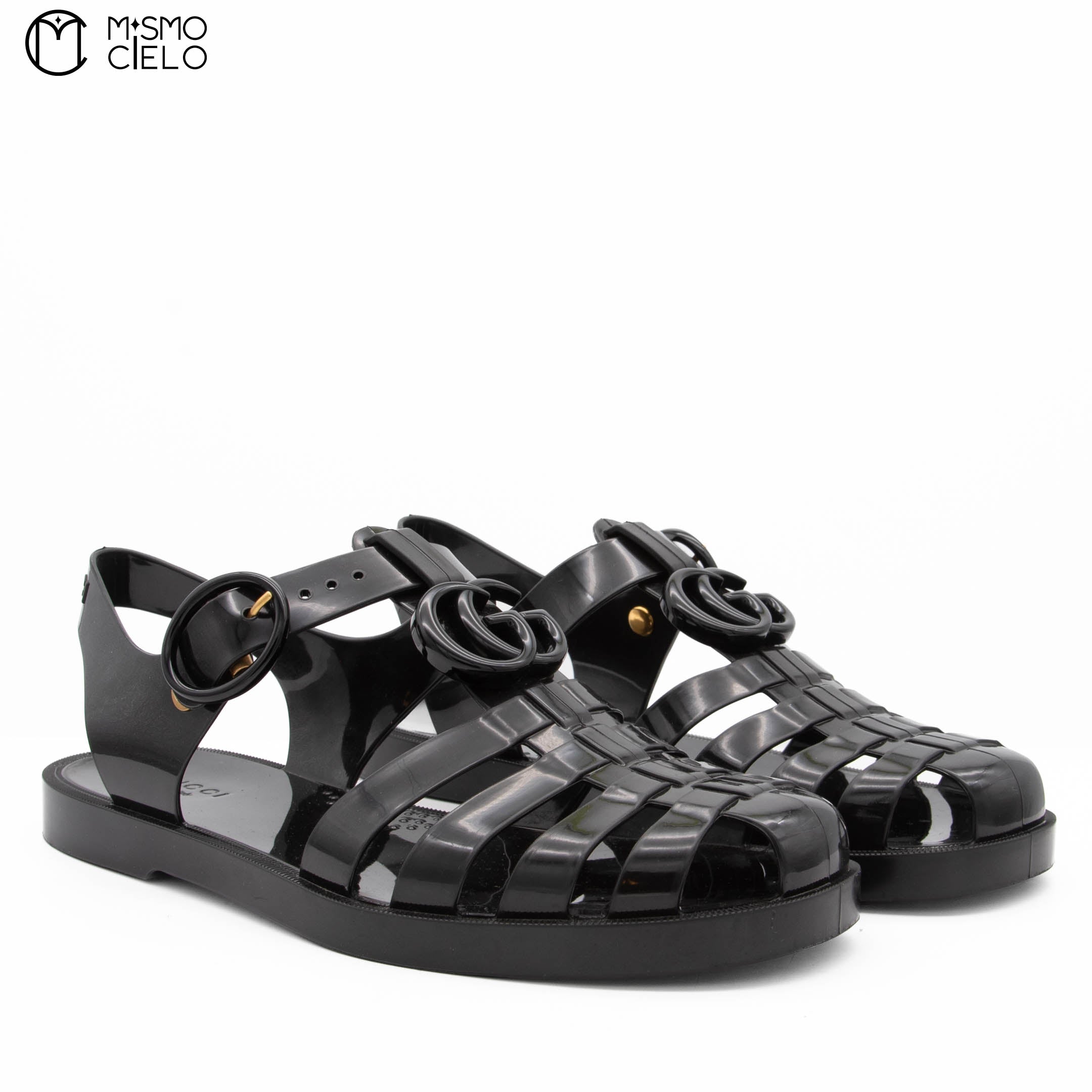 Glossy Double Fisherman Sandals *